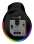 Ergonomická vertikální myš CONNECT IT FOR HEALTH Cloudy LEFT BLACK - bezdrátová, pro leváky, černá