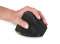 Ergonomická vertikální myš CONNECT IT FOR HEALTH Cloudy LEFT BLACK - bezdrátová, pro leváky, černá