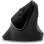 Ergonomická vertikální myš CONNECT IT FOR HEALTH Gloss BLACK - bezdrátová, černá