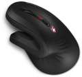 Ergonomická vertikální myš CONNECT IT FOR HEALTH ErgoMax BLACK - bezdrátová, černá