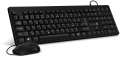 Drátový set klávesnice a myši CONNECT IT Combo SET CS40 BLACK - CZ + SK, černý