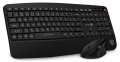 Ergonomický set klávesnice a myši CONNECT IT FOR HEALTH Combo BLACK - bezdrátový, CZ + SK, černý