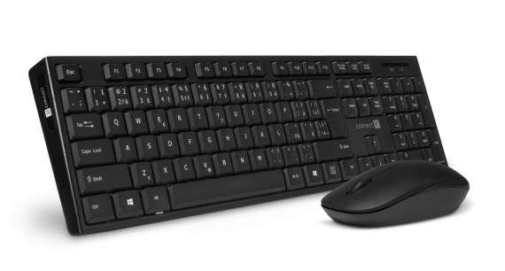 Bezdrátový set klávesnice a myši CONNECT IT Combo OfficeShade BLACK - CZ + SK, černý