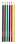 Trojhranné pastelky Kromas - 3 mm, 6 barev