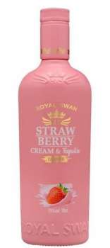 DÁREK: Cream & Tequila Royal Swan Strawberry 15% 0,7 l