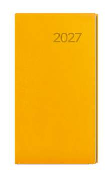 Týdenní kapesní diář 2027 Vivella - okrový