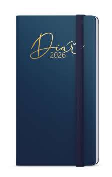 Týdenní kapesní diář 2026 Luxi - modrý