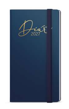Týdenní kapesní diář 2027 Luxi - modrý