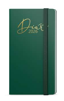 Týdenní kapesní diář 2026 Luxi - zelený