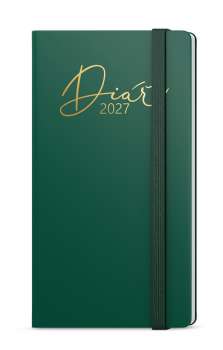 Týdenní kapesní diář 2027 Luxi - zelený
