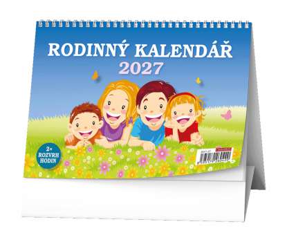 Stolní kalendář 2027 Rodinný