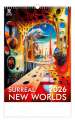Nástěnný kalendář 2026 Surreal New Worlds