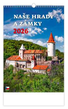 Nástěnný kalendář 2026 Naše hrady a zámky
