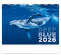 Nástěnný kalendář 2026 Deep Blue