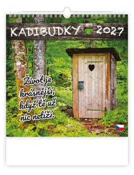 Nástěnný kalendář 2027 Kadibudky