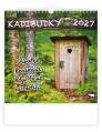 Nástěnný kalendář 2027 Kadibudky