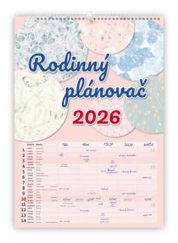 Nástěnný kalendář 2026 Rodinný plánovač