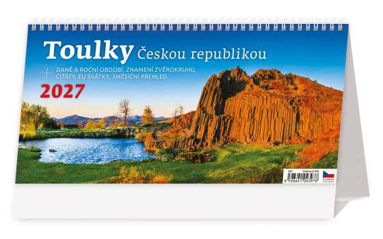Stolní kalendář 2027 Toulky Českou republikou