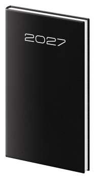 Týdenní kapesní diář 2027 Old Karachi - černý