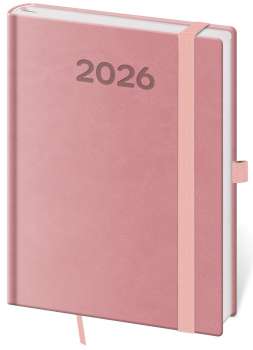 Týdenní diář 2026 Print Pop - A5, růžový