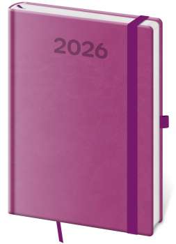 Týdenní diář 2026 Print Pop - A5, fialový