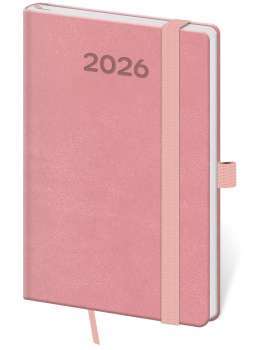 Týdenní kapesní diář 2026 Print Pop - růžový