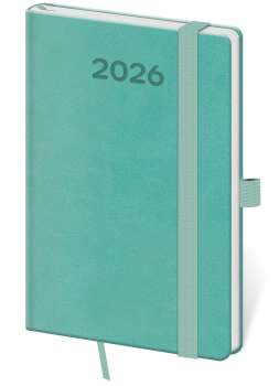 Týdenní kapesní diář 2026 Print Pop - světle zelený