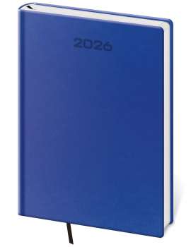 Týdenní diář 2026 Soft - A5, modrý