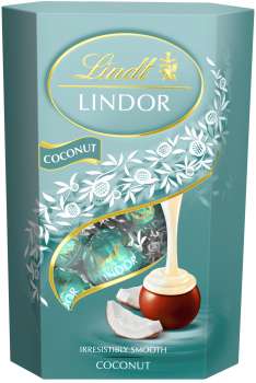 Čokoládové pralinky Lindor - kokos, 200 g