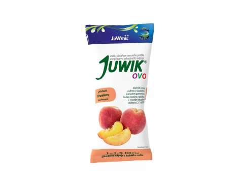 Ochranný nápoj Juwik Ovo - broskev, 20 ks