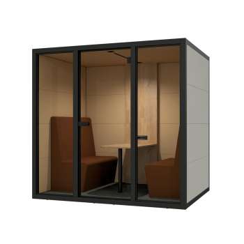 Akustický box Cube Meet MF - 4 osoby, kovový rám