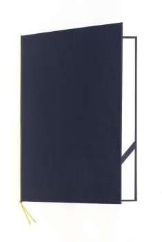 Desky uzavíratelné - Standard, Linen, modré, 1 ks