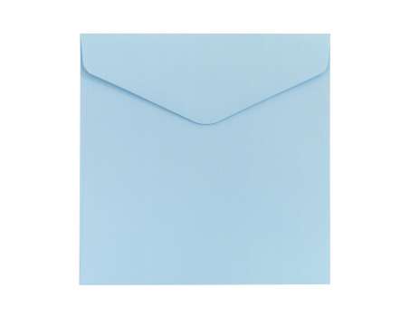 Ozdobné obálky Smooth - 16 x 16 cm, 130 g/m2, saténové modré, 10 ks