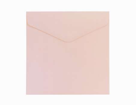 Ozdobné obálky Smooth - 16 x 16 cm, 130 g/m2, saténově růžové, 10 ks