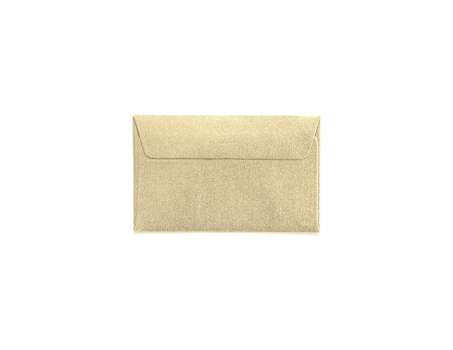 Ozdobné obálky Pearl - 7 x 10 cm, 120 g/m2, perleťové, zlaté, 10 ks