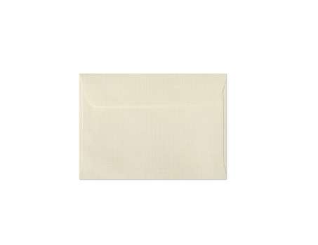 Ozdobné obálky Holland - B7, 120 g/m2, struktura látky, krémové, 10 ks