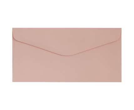 Ozdobné obálky Smooth - DL, 130 g/m2, pudrově růžové, 10 ks