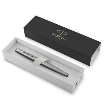 Plnicí pero Parker Jotter Stainless Steel - hrot M, stříbrný klip
