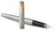 Plnicí pero Parker Jotter Stainless Steel - hrot M, zlatý klip