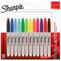 Permanentní popisovač Sharpie Fine - sada 12 barev