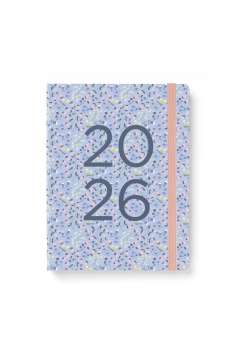Diář Filofax Meadow 2026 -  týdenní, A5, světle modrý