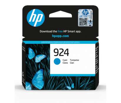 Cartridge HP 4K0U3NE , č. 924 - azurová
