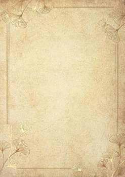 Diplom A4 - motiv Ginkgo, 190 g/m2, 20 ks