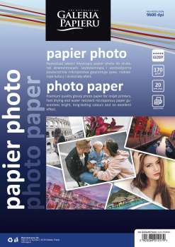 Fotopapír - A4, 170 g/m2, lesklý, 20 listů