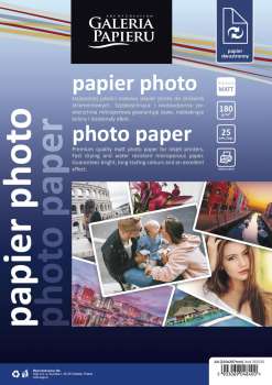 Fotopapír - A4, 180 g/m2, matný, oboustranný, 25 listů