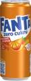 Fanta pomeranč Zero - plech, 24x 0,33 l
