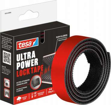Lepicí páska se suchým zipem Tesa - Ultra Power Lock Tape, 25 mm x 1 m, 1 ks
