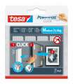 Speciální proužky Tesa Powerstrips CLICK se suchým zipem - vel. M, 8 ks