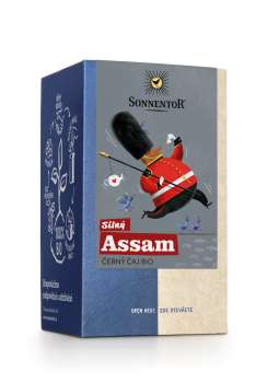 Černý čaj Sonnentor - Silný Assam, bio, 18 x 1,7 g 30,6 g