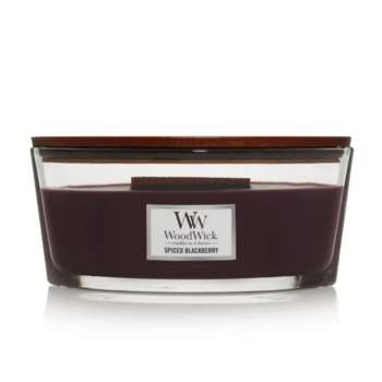 Luxusní svíčka Woodwick Spiced Blackberry
